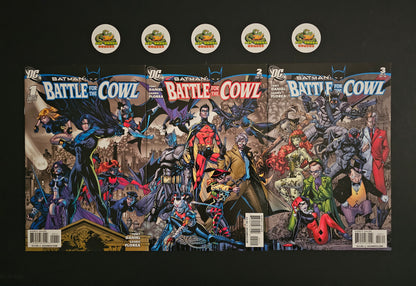 Battle for the Cowl (2009) #1 to #3 1st Appearance of Jeremiah Arkham
