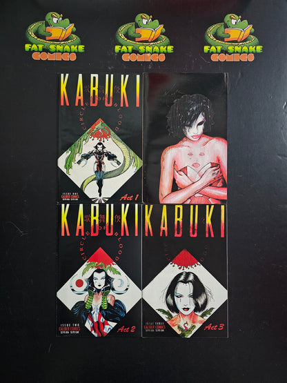 Kabuki: Circle of Blood (1995) Complete Higher Grade #1-#6 + 2 Variants