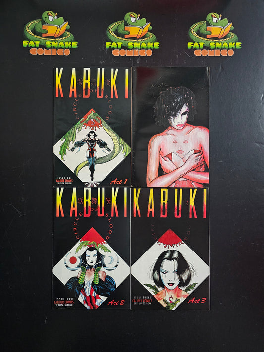 Kabuki: Circle of Blood (1995) Complete Higher Grade #1-#6 + 2 Variants
