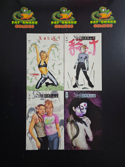 Kabuki: Scarab (1999) Complete High Grade #1-#9 + variant