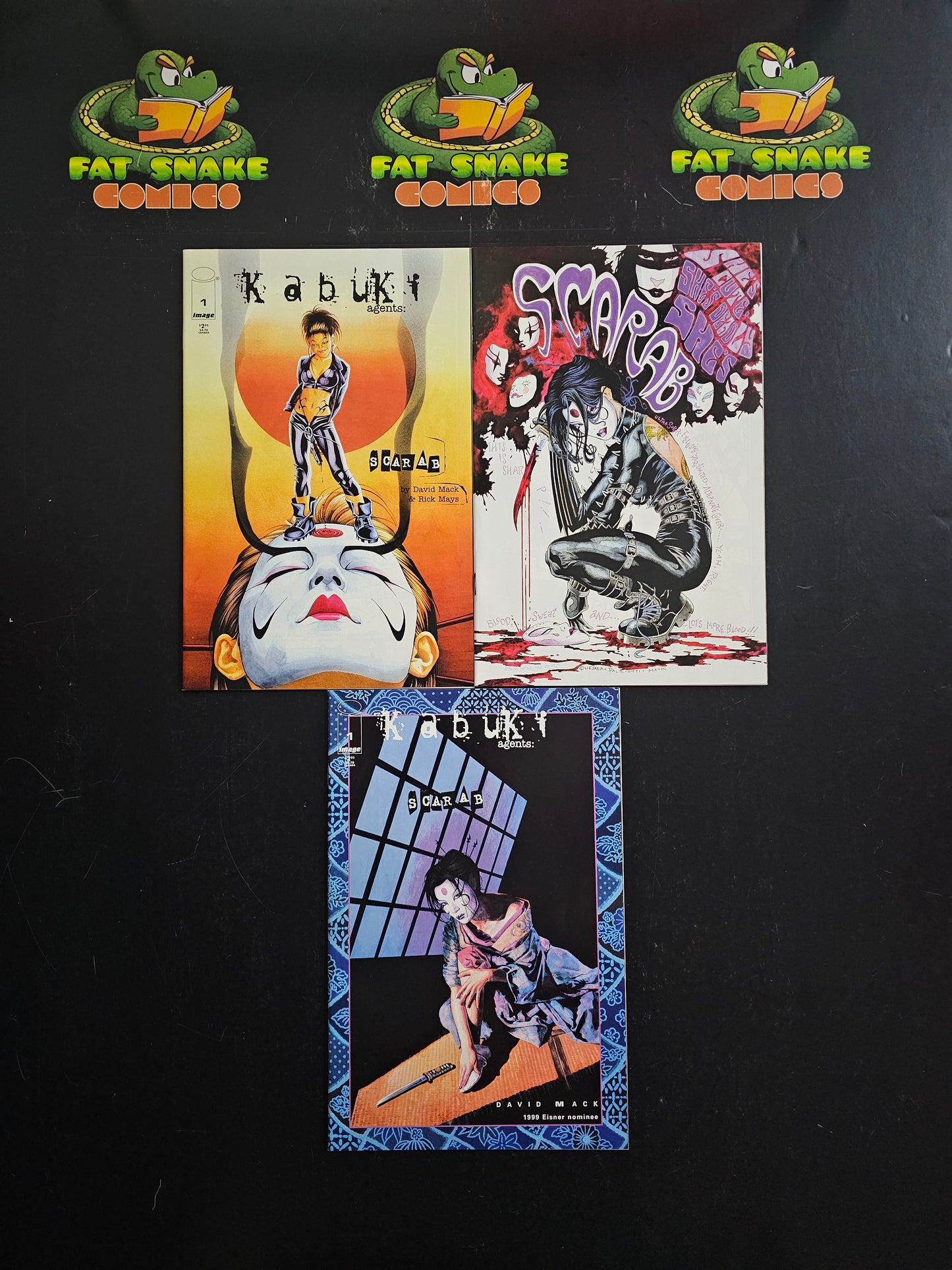 Kabuki: Scarab (1999) Complete High Grade #1-#9 + variant