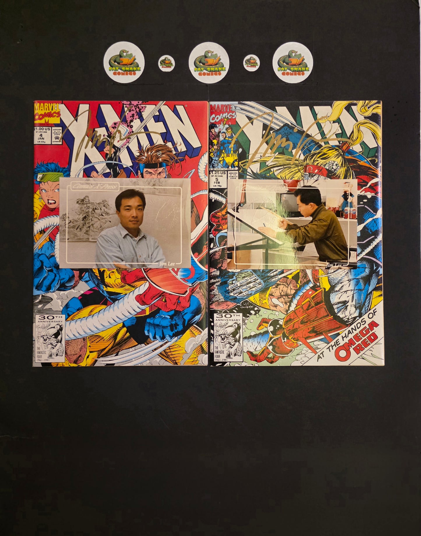 X-Men (1994) #4 & #5: 1st & 2nd Appearance of Omega Red & 1st Maverick