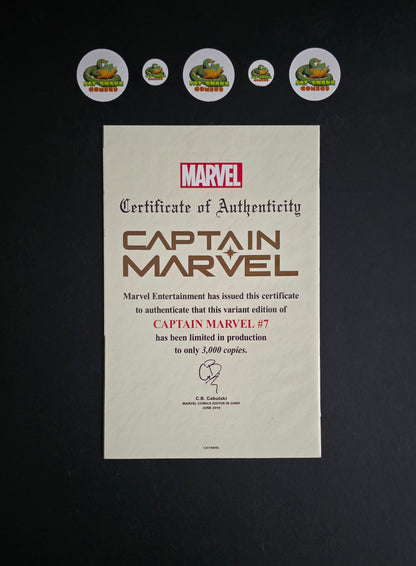 Captain Marvel (2019) SDCC Campbell Hlow-in-the-dark Exclusive