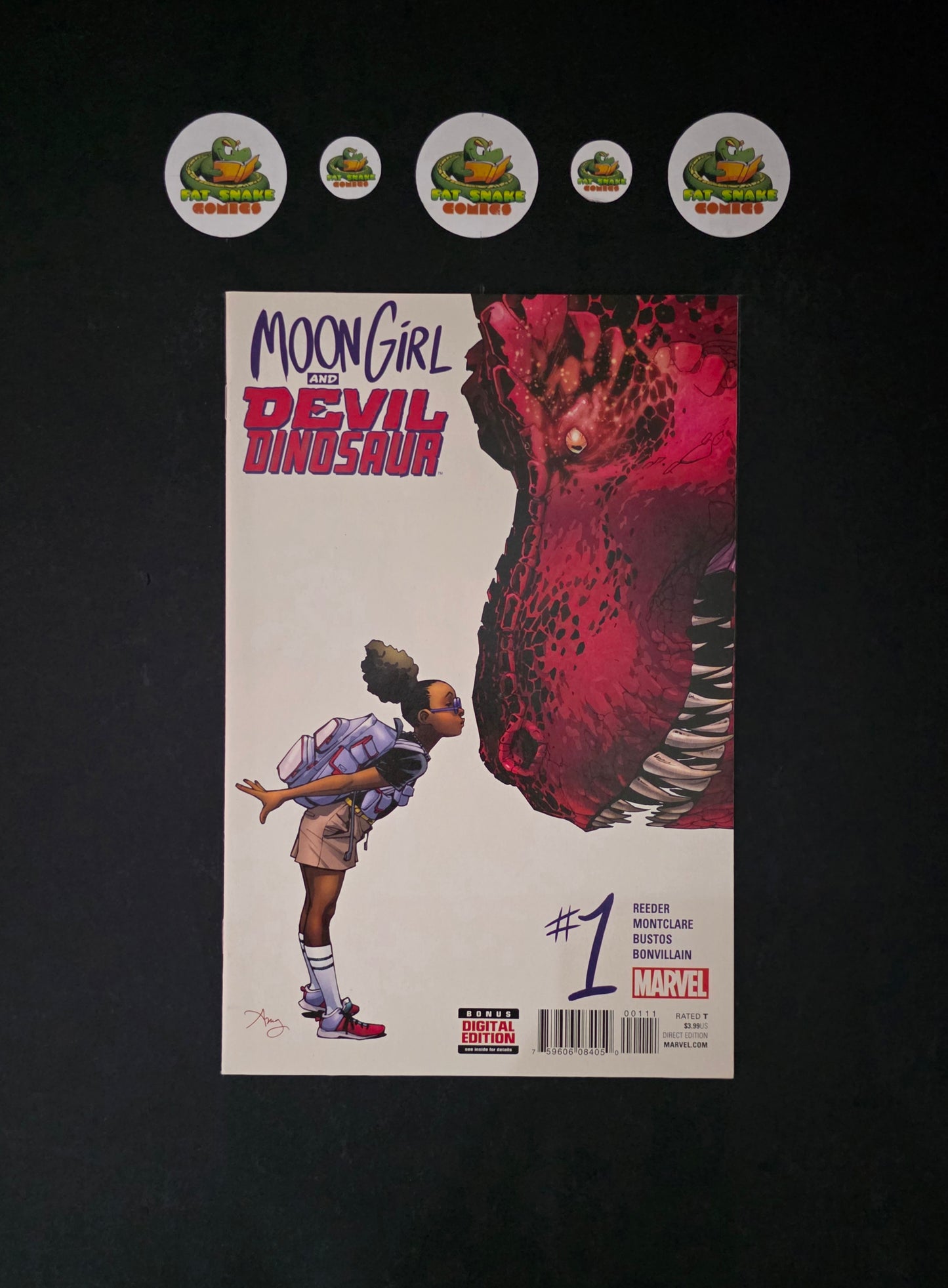 Moon Girl & Devil Dinosaur (2016) #1 1st Appearance of Moon Girl (Lunella Lafayette)