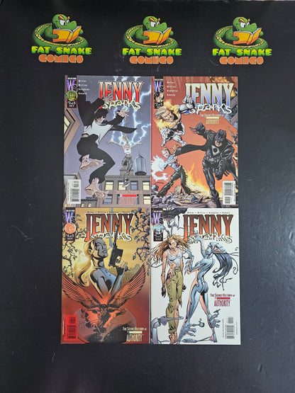 Jenny Sparks (2000) #1-#5 Complete Run + Variant by Mark Millar