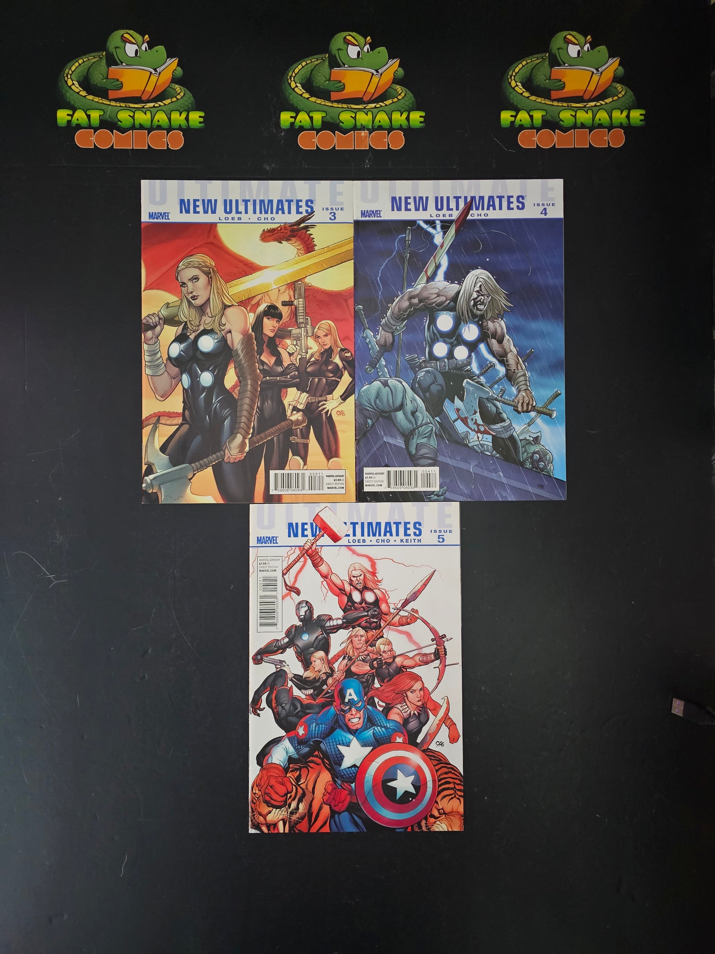 The New Ultimates (2010) #1-#5 Complete Run + variant