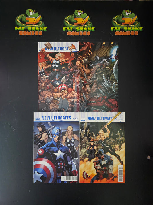 The New Ultimates (2010) #1-#5 Complete Run + variant