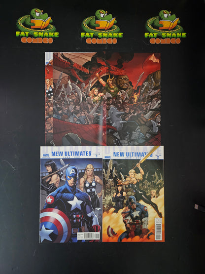 The New Ultimates (2010) #1-#5 Complete Run + variant