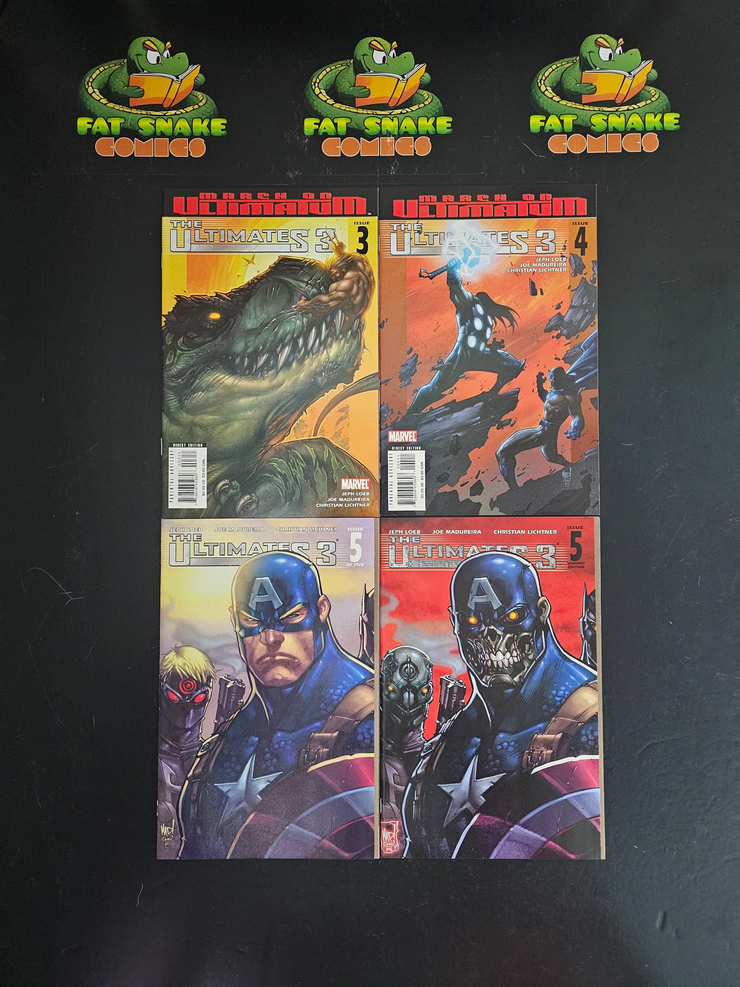The Ultimates 3 (2008) #1-#5 plus Joe Madureira Variants