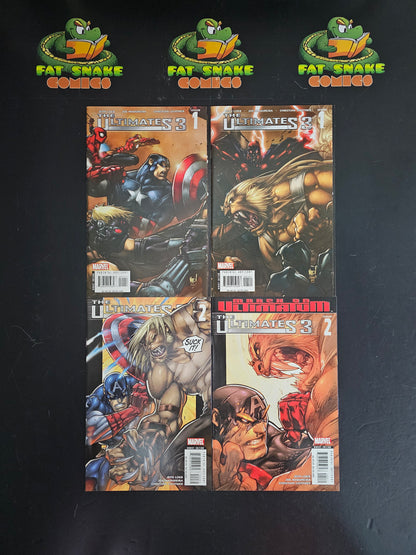 The Ultimates 3 (2008) #1-#5 plus Joe Madureira Variants