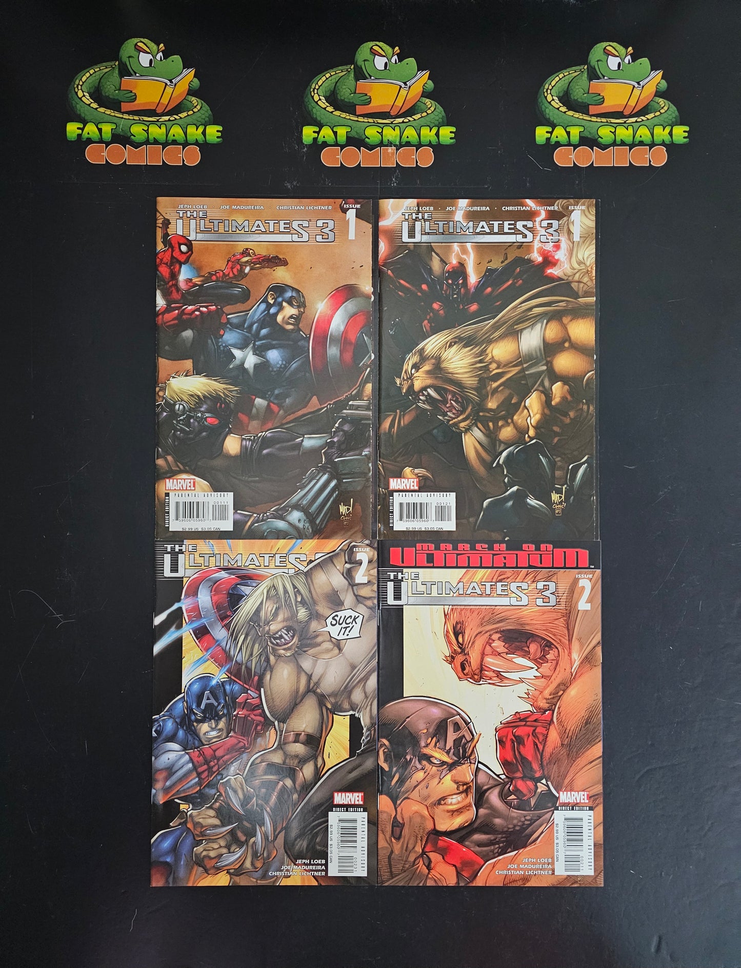 The Ultimates 3 (2008) #1-#5 plus Joe Madureira Variants