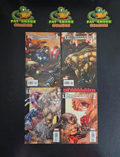 The Ultimates 3 (2008) #1-#5 plus Joe Madureira Variants