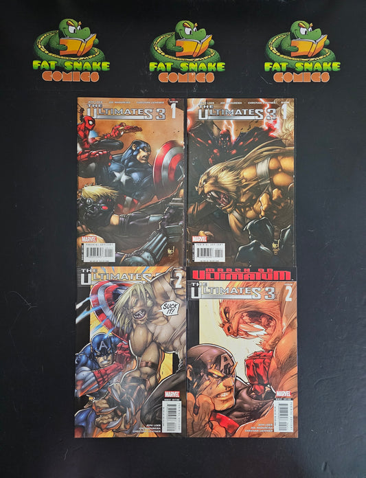 The Ultimates 3 (2008) #1-#5 plus Joe Madureira Variants