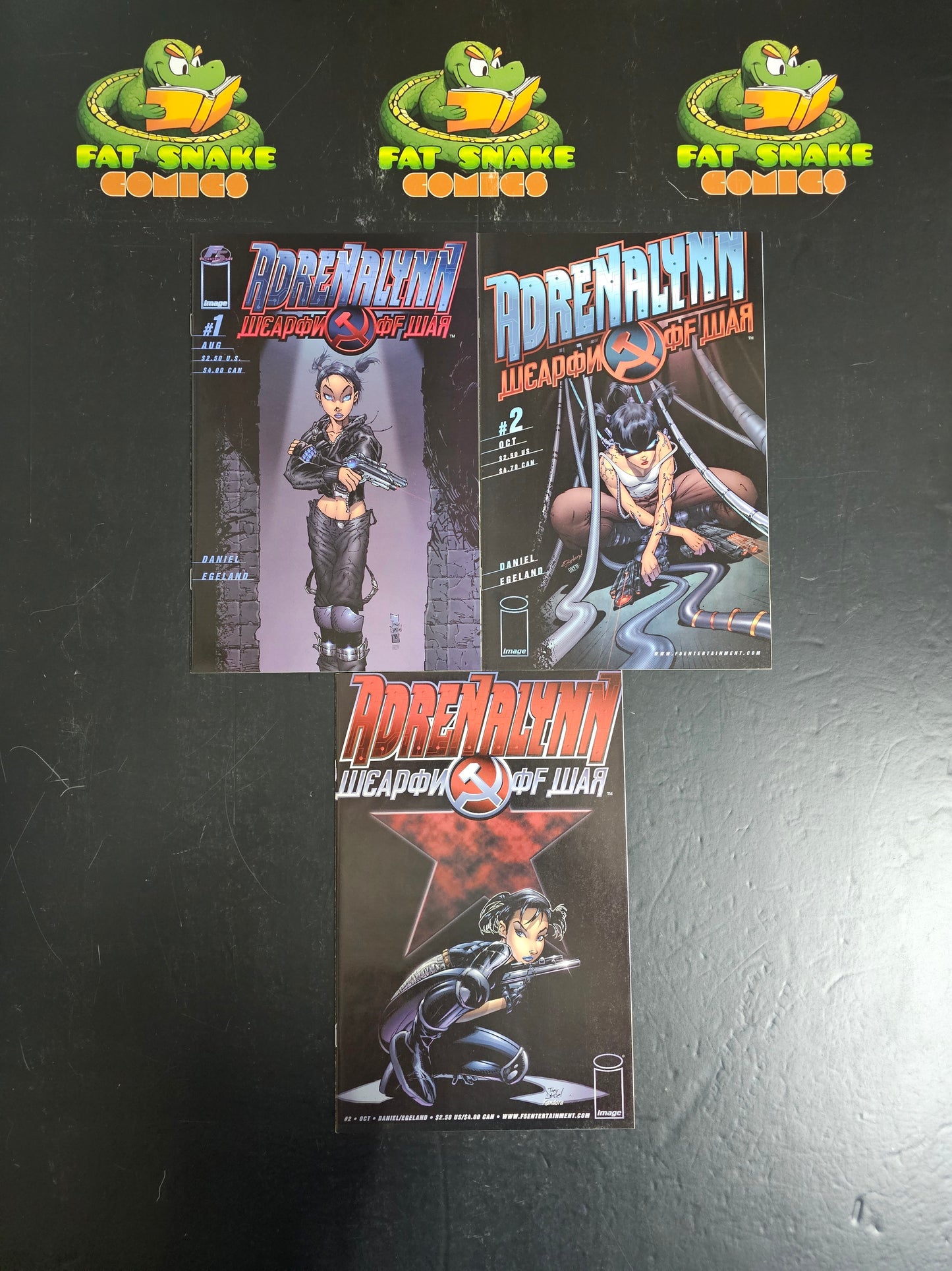 Adrenalynn: Weapon of War (1998) #1-#4 Complete + Variant