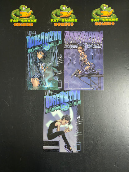 Adrenalynn: Weapon of War (1998) #1-#4 Complete + Variant