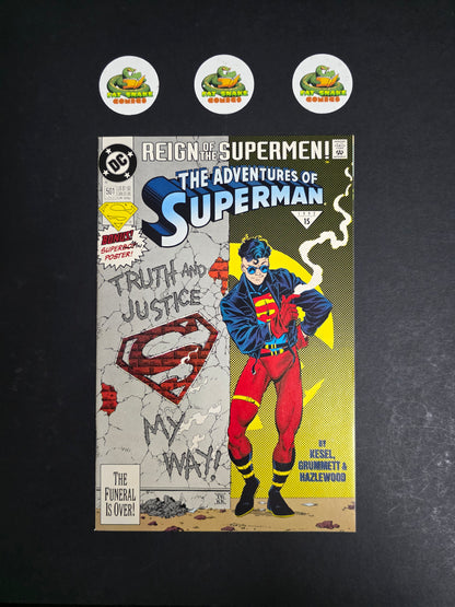 Adventures of Superman (1993) #501 Cover A & Die-Cut Variant