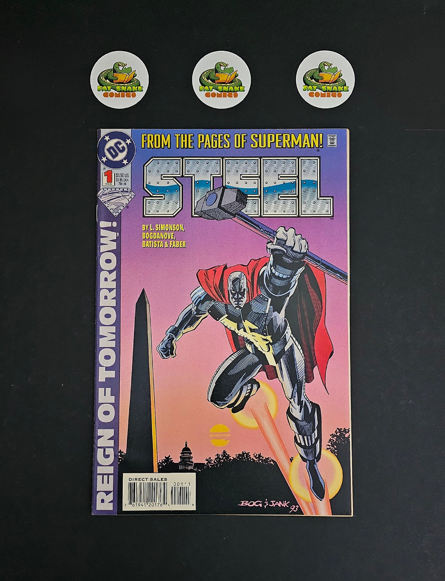Steel (1994) #1: 1st Appearance of Steel (Natasha Irons)