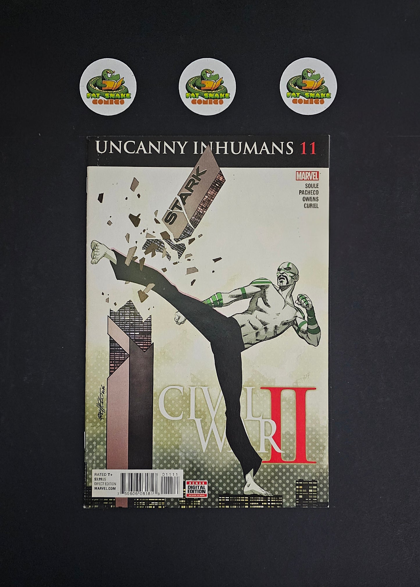 Uncanny Inhumans (2016) #11 1st Appearance of Mosiac (Morris Sackett)