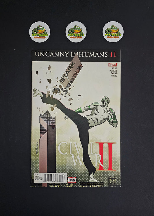 Uncanny Inhumans (2016) #11 1st Appearance of Mosiac (Morris Sackett)