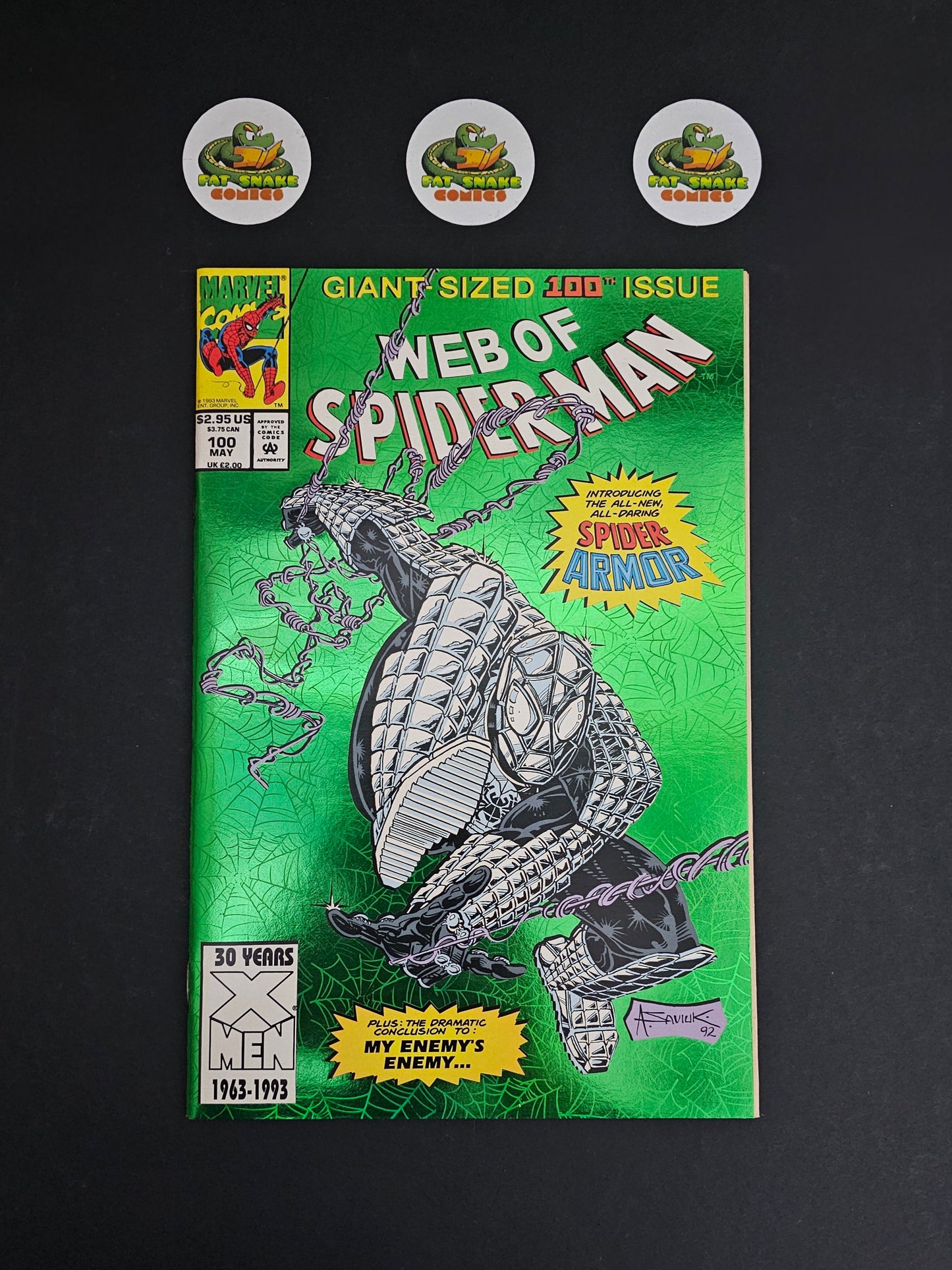 Web of Spider-Man (1993) #100 1st Appearance of "Spider-Armor"