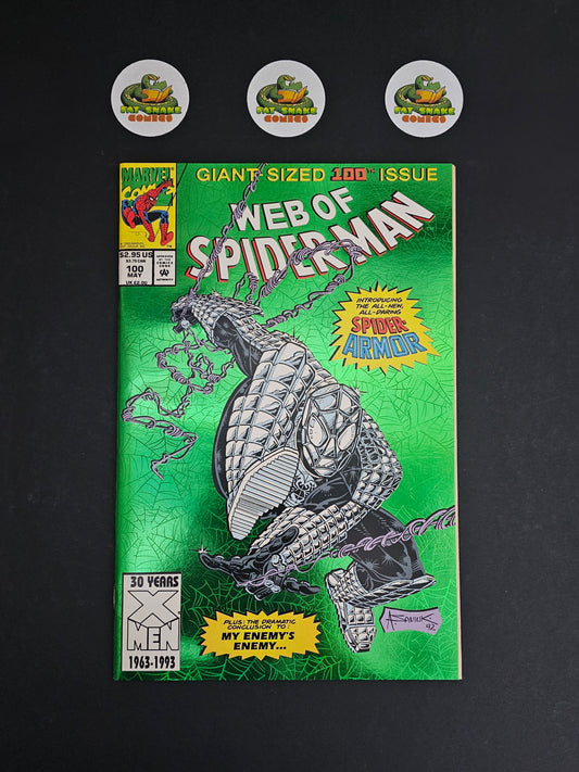 Web of Spider-Man (1993) #100 1st Appearance of "Spider-Armor"