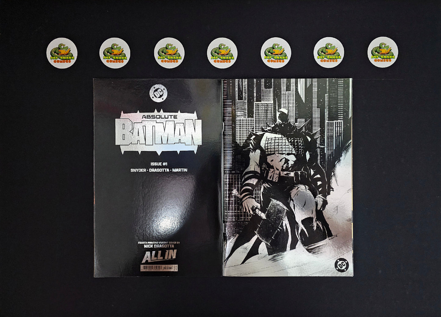 Absolute Batman (2025) #1 High Grade 4th Print Dragotta B&W Foil