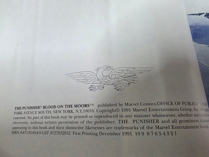 Punisher: Blood on the Moors (1991) Hardcover