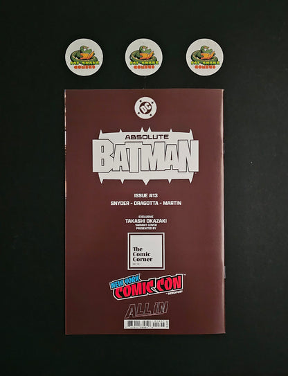 Absolute Batman (2025) #13 HTF Takashi Okazaki NYCC 2025 Exclusive