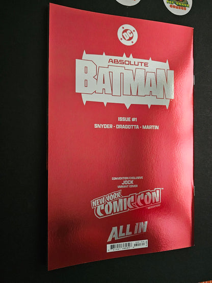 Absolute Batman (2024) #1 HTF Jock NYCC 2024 Exclusive Signed