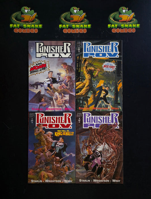 Punisher P.O.V. (1991) #1-#4 Rare High Grade Newsstand Edition
