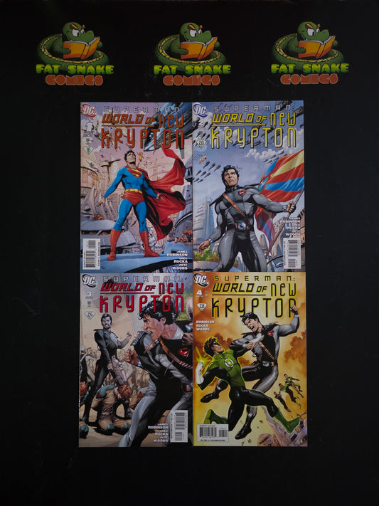 Superman: World of New Krypton (2010)  #1-#12 Complete High Grade Mini-Series