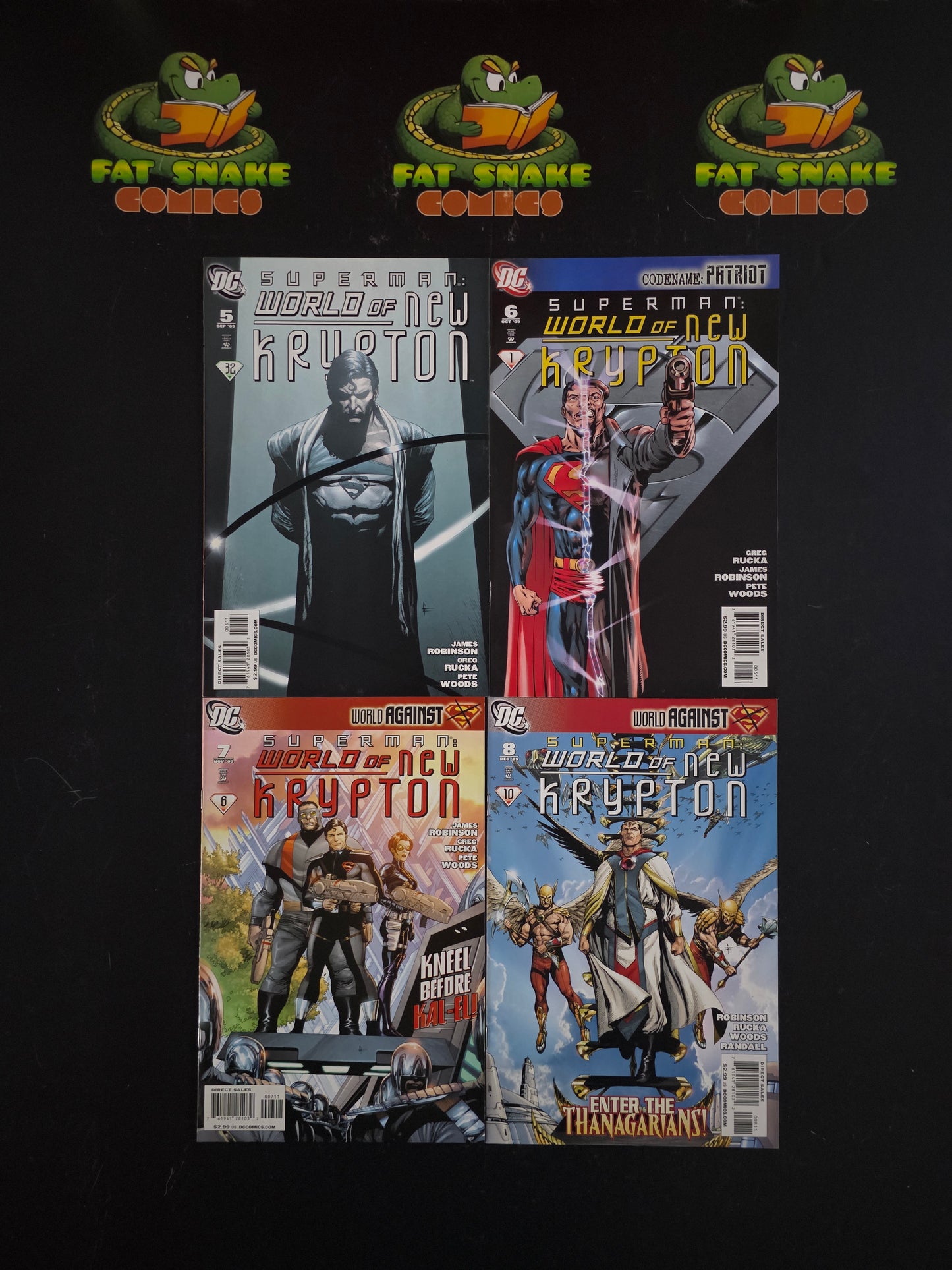 Superman: World of New Krypton (2010)  #1-#12 Complete High Grade Mini-Series