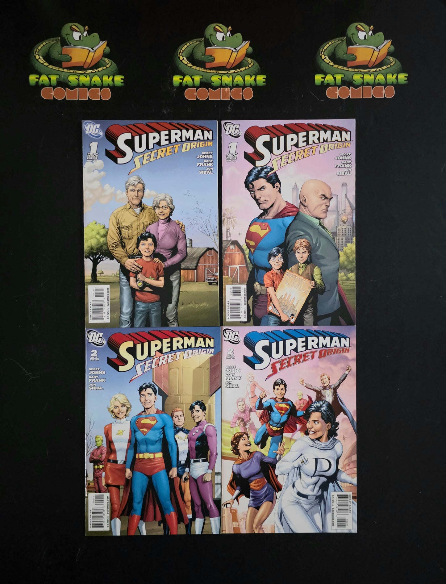Superman Secret Origin (2009) #1-#12 Plus all variants High Grade Complete Set