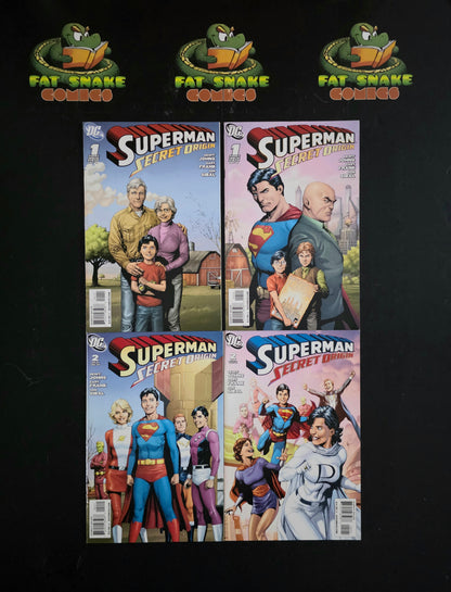 Superman Secret Origin (2009) #1-#12 Plus all variants High Grade Complete Set