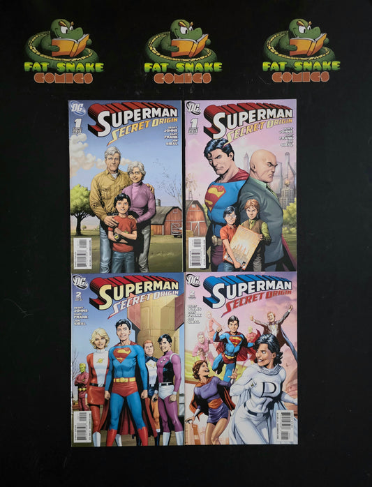 Superman Secret Origin (2009) #1-#6 Plus all variants High Grade Complete Set