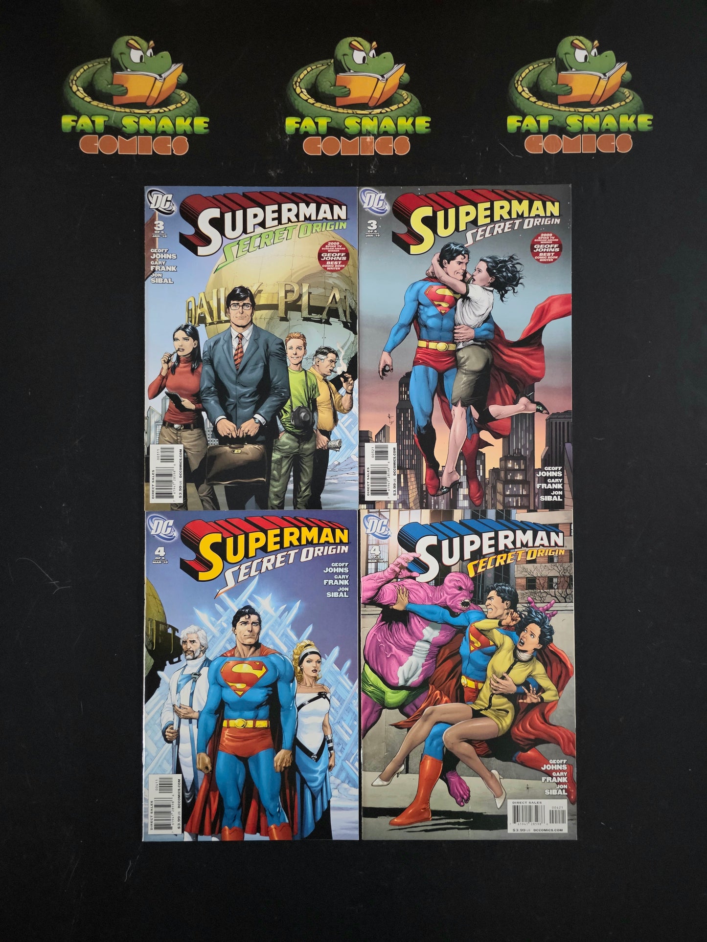 Superman Secret Origin (2009) #1-#12 Plus all variants High Grade Complete Set
