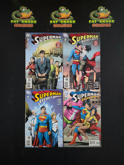 Superman Secret Origin (2009) #1-#12 Plus all variants High Grade Complete Set