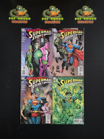 Superman Secret Origin (2009) #1-#12 Plus all variants High Grade Complete Set