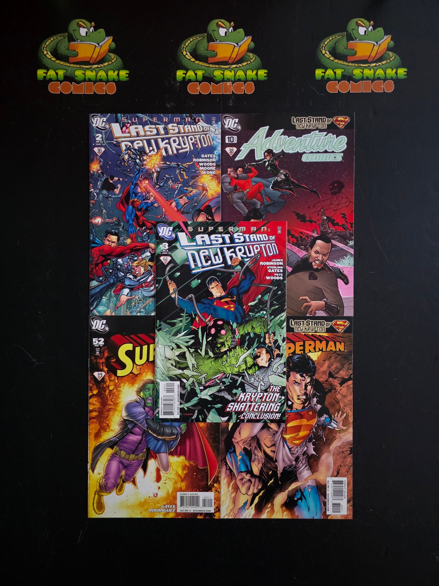 Superman: Last Stand of New Krypton (2010) Complete 9-Part Story High Grade
