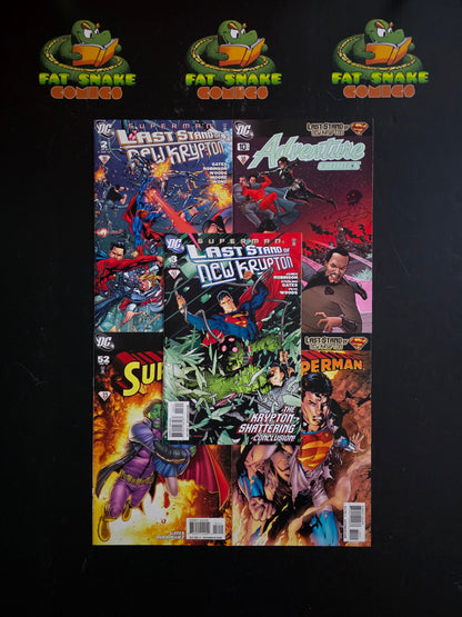 Superman: Last Stand of New Krypton (2010) Complete 9-Part Story High Grade