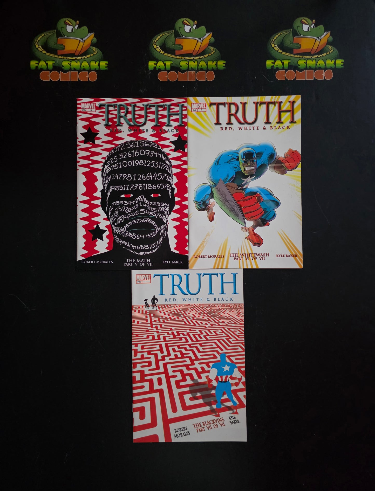 Truth: Red, White & Black (2003) #1-#7 Complete High Grade Mini-Series