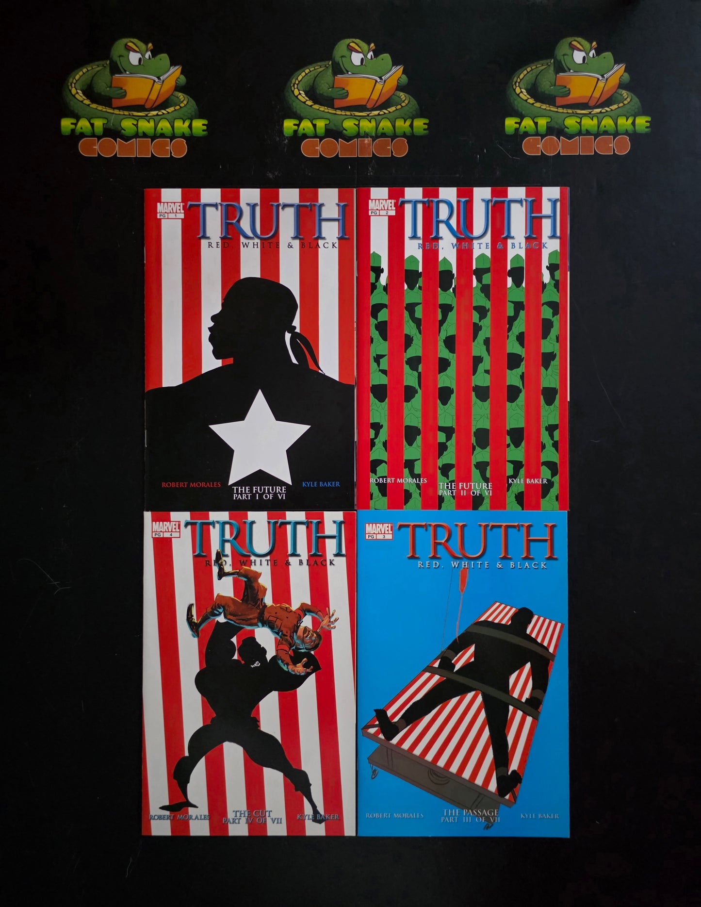 Truth: Red, White & Black (2003) #1-#7 Complete High Grade Mini-Series