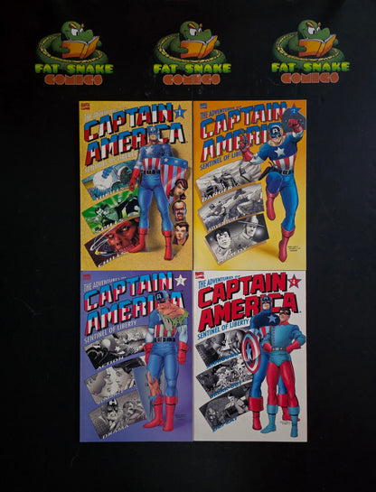 Captain America: Sentinel of Liberty (1991) #1-#4 Complete High Grade Newsstand Edition