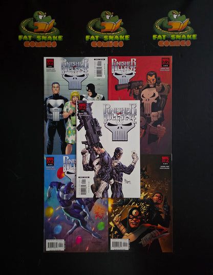 Punisher vs Bullseye(2003) #1-#5 Complete High Grade Mini-Series
