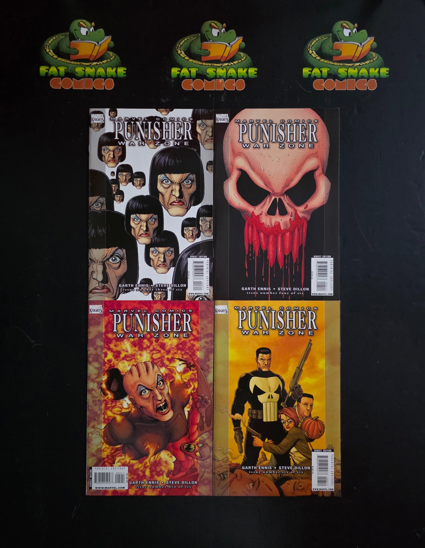 Punisher War Zone (2009) #1-#6 Complete High Grade Mini-Series