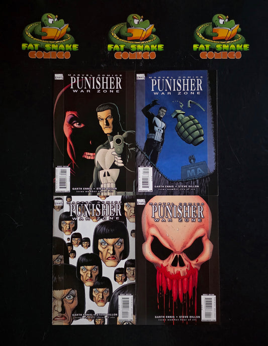 Punisher War Zone (2009) #1-#6 Complete High Grade Mini-Series
