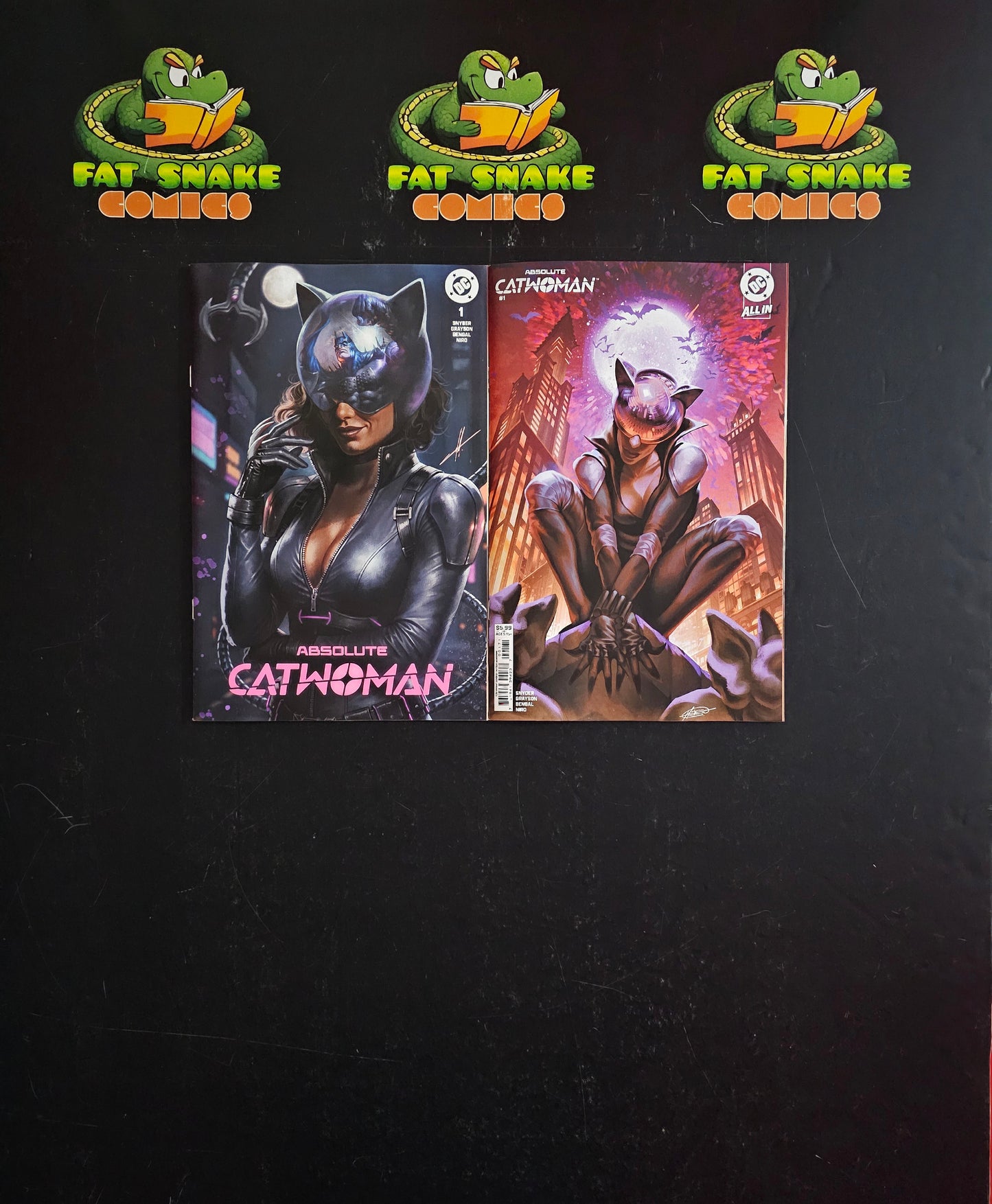 Absolute Catwoman (2026) #1 Carla Cohen (Ltd to 800) & Mateus Manhanini 1:25.Set