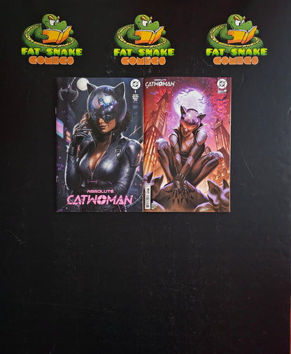 Absolute Catwoman (2026) #1 Carla Cohen (Ltd to 800) & Mateus Manhanini 1:25.Set