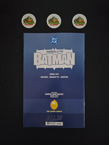 Absolute Batman (2026) #21 Marco Mastrazzo Trade / Virgin GITD set