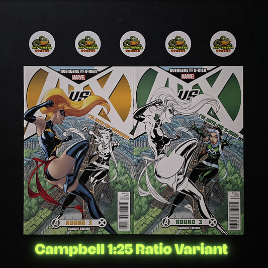 Avengers vs. X-Men (20120 #3 J.S. Campbell 1:25 Ration Exclusive Bundle